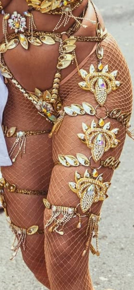 Honey Gold Glitter Stockings