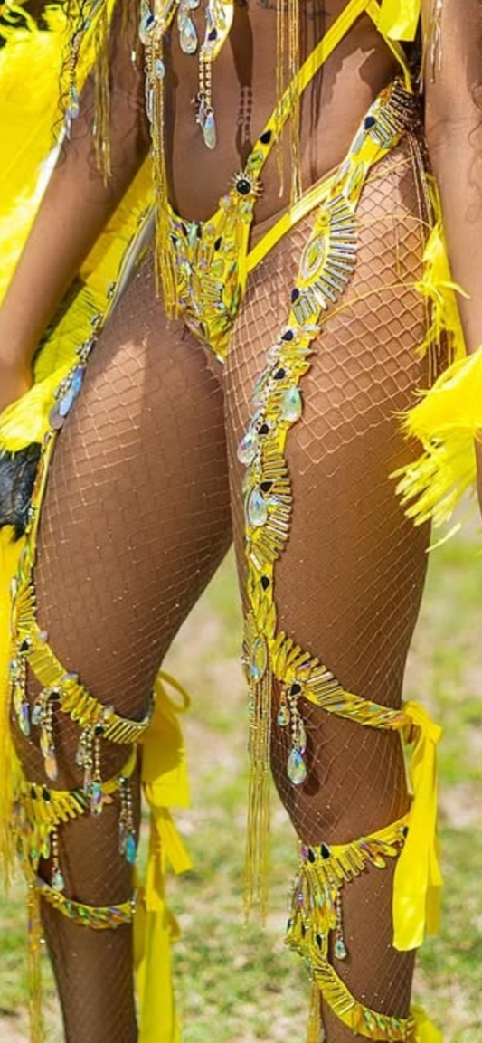 Caramel Gold Glitter Stockings